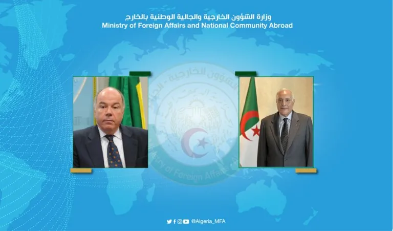 Palestinian Cause: Algerian FM Attaf Receives Call from Brazilian Counterpart