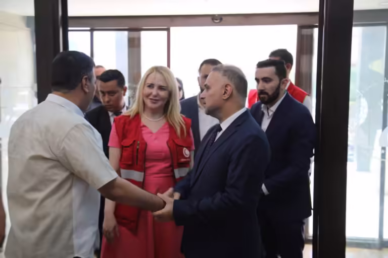 President of the Algerian Red Crescent Joins Palestinian Children in Celebrating Eid al-Adha