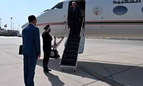 Algerian FM Attaf Attends 162nd Arab League Council Session in Cairo