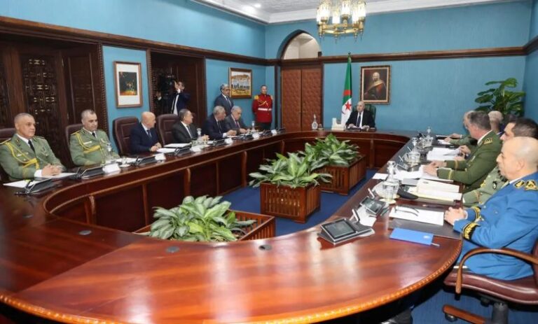 President Tebboune Chairs High Council of Security Meeting