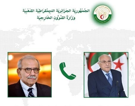 Algeria's FM Attaf Discusses Zionist Violations and Ceasefire Implementation with Lebanese Prime Minister Nawaf Salam