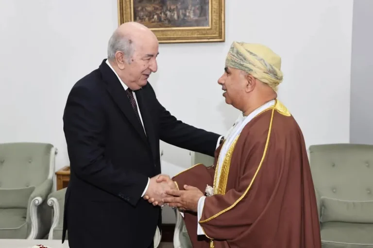 Tebboune Receives Omani Investment Authority President to Bolster Bilateral Economic Cooperation