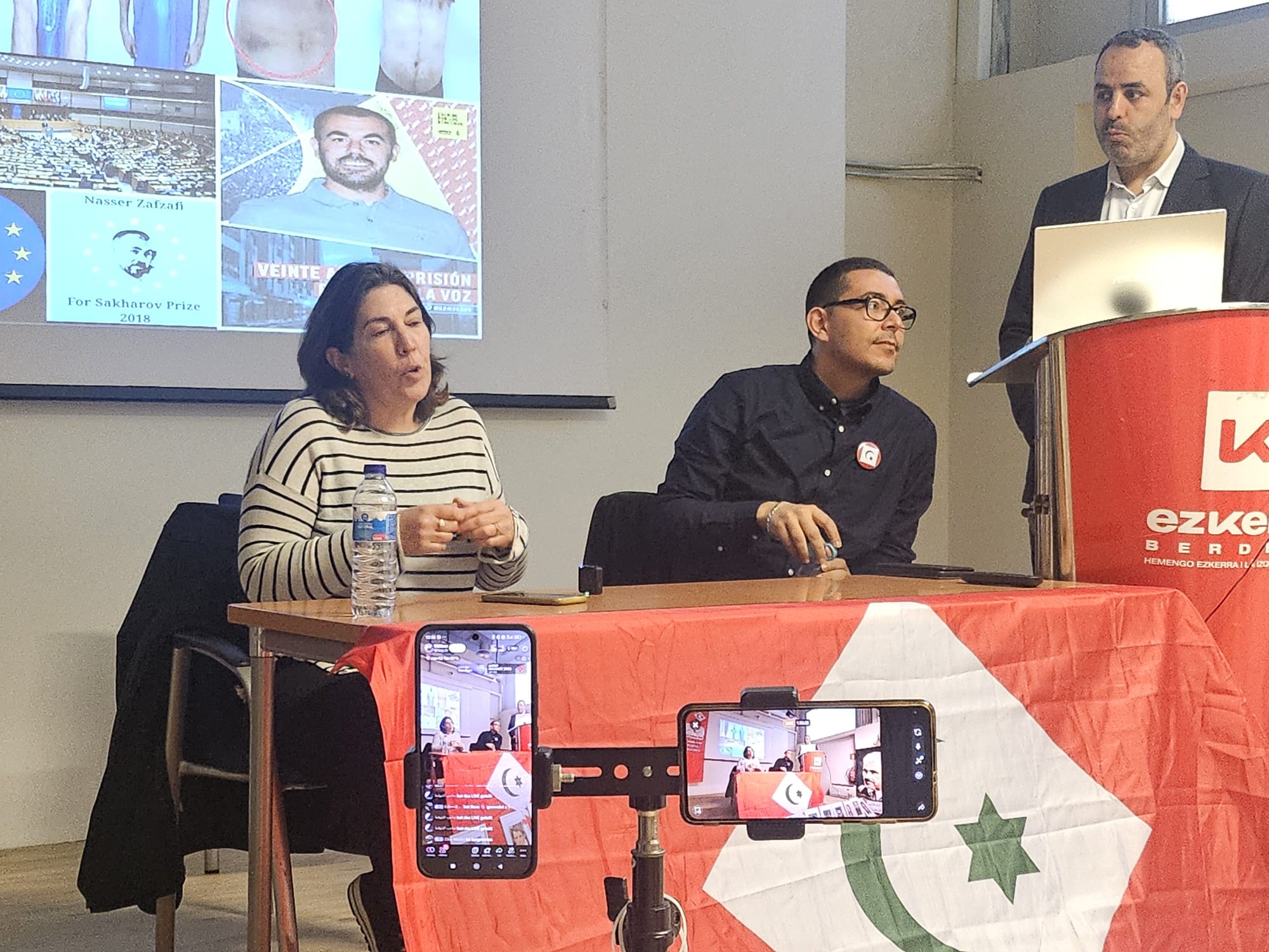The 14th Anniversary of the Alawi Holocaust: The Rif National Party Leads a Protest in Bilbao