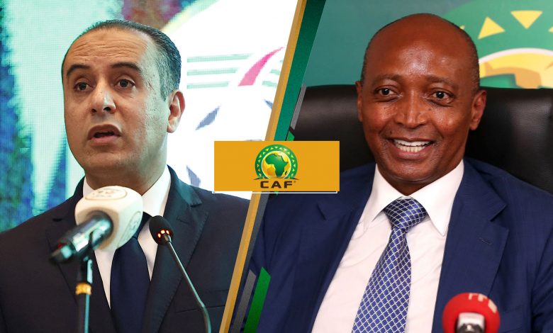 CAF President Patrice Motsepe Congratulates Walid Sadi on Re-Election as FAF President
