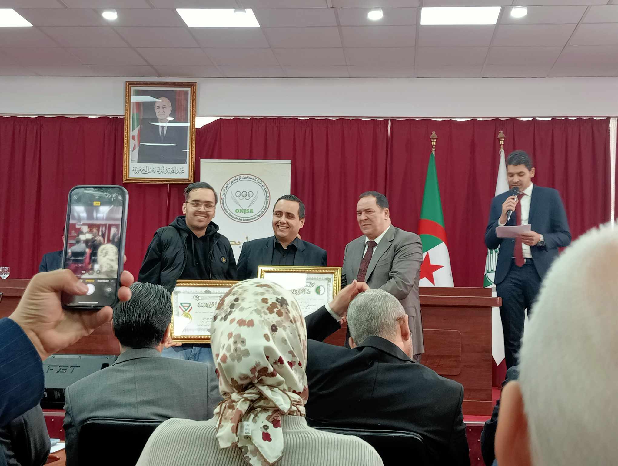 Algerian Sports Journalists’ Organization Honors Distinguished Media Professionals