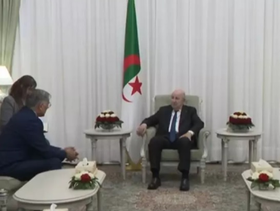 President Tebboune Bids Farewell to Venezuelan Ambassador Juan Bautista Arias Palacio