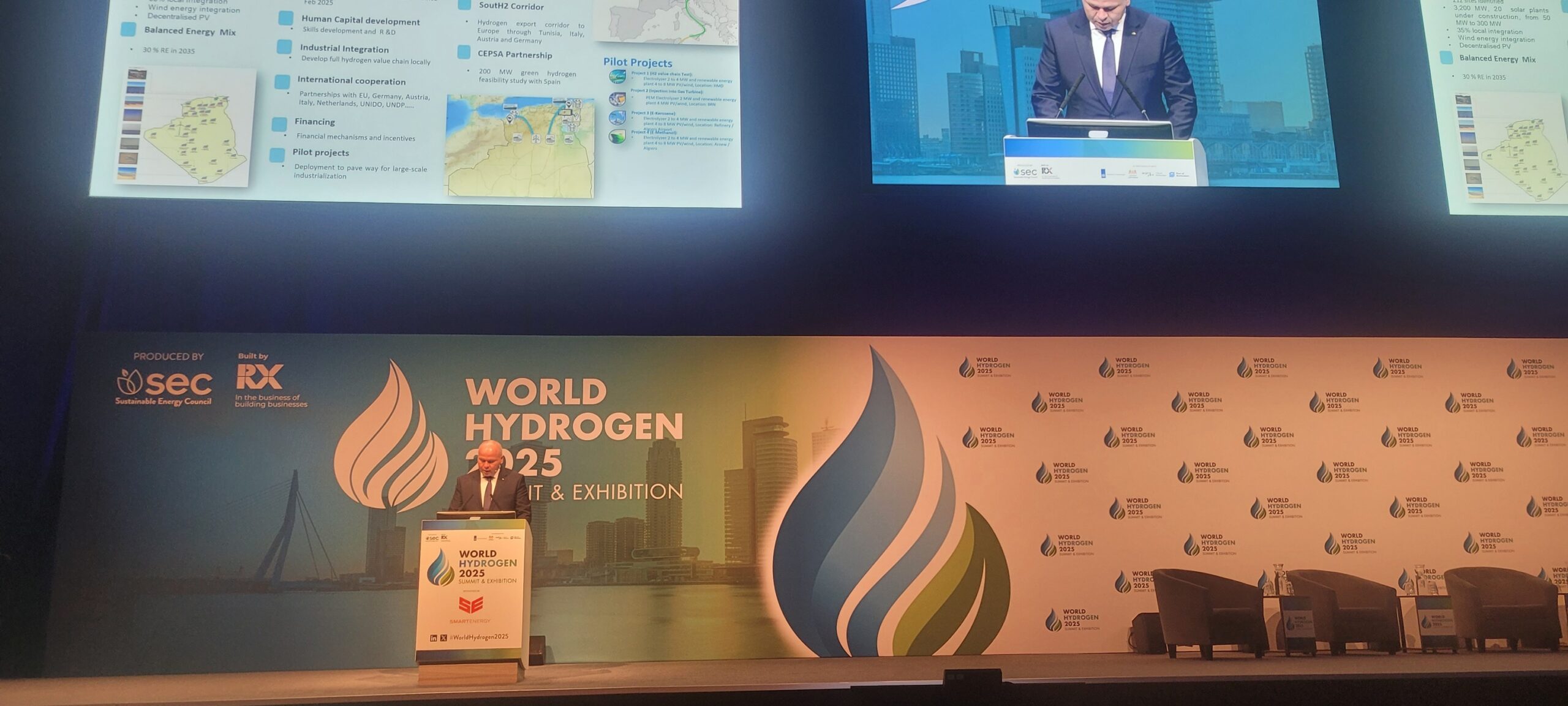 Algeria Showcases Green Hydrogen Potential at World Summit in Rotterdam