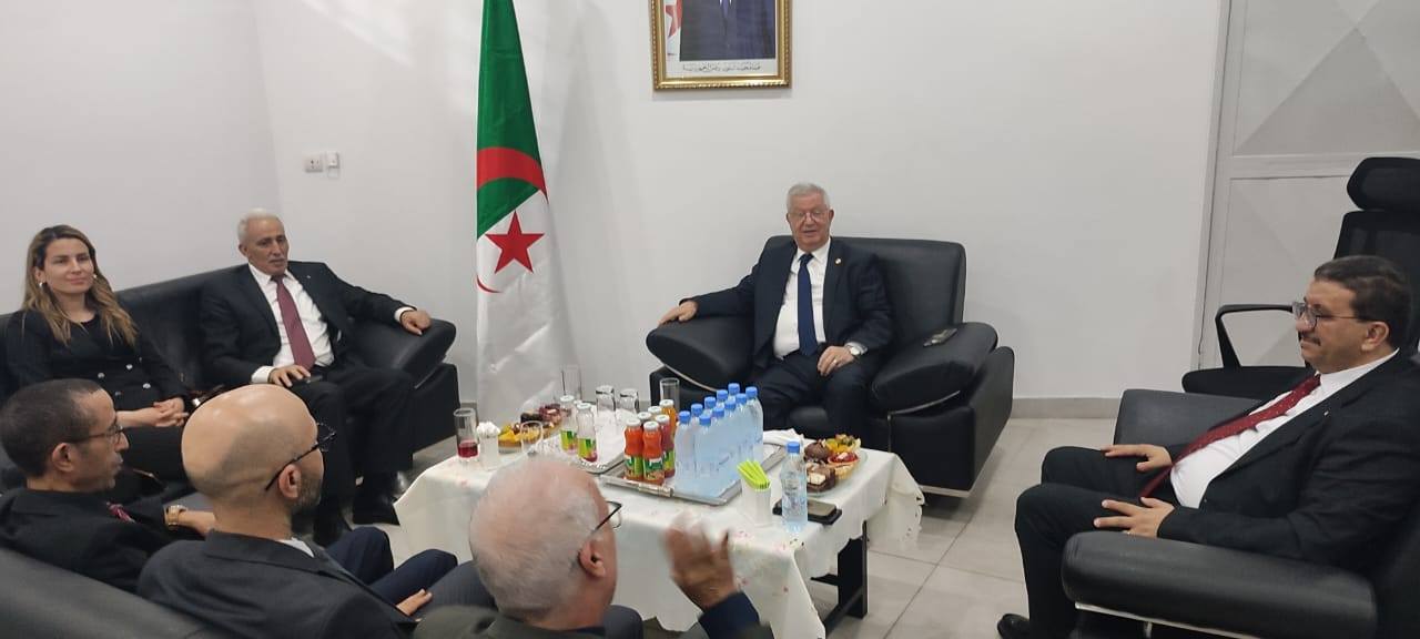 Nasri Pays Courtesy Visit to Algerian Embassy in Brazzaville Following Presidential Inauguration Ceremony in Congo