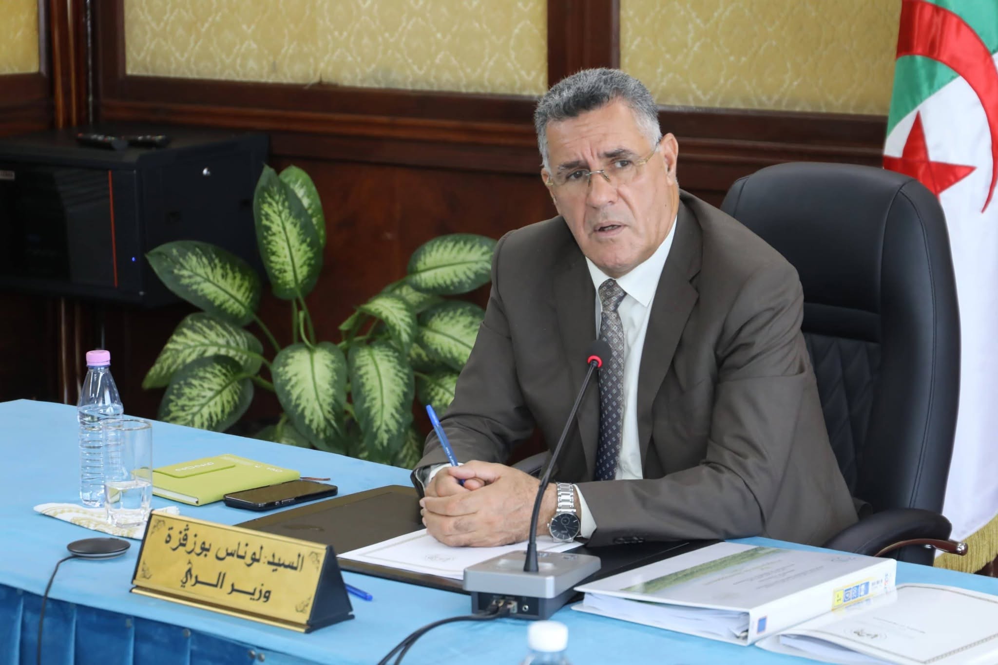 Water Minister Lounes Bouzegza to Visit Tissemsilt to Review Water Projects and Public Supply Services