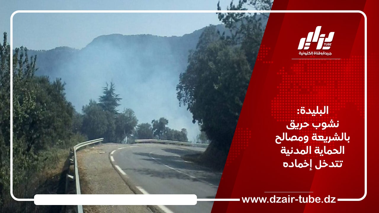 البليدة: نشوب حريق بالشريعة ومصالح الحماية المدنية تتدخل لإخماده
