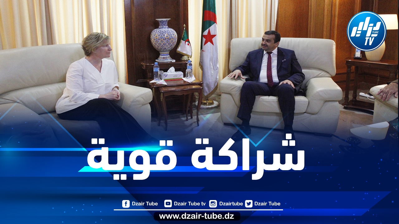 عرقاب يتباحث سبل التعاون الطاقوي مع المديرة العامة لشركة ونترشال ديا