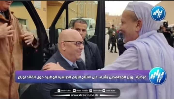شاهد..وزير المجاهدين يشرف على افتتاح الأيام الدراسية الوطنية حول القائد اوراغ بولاية غرداية