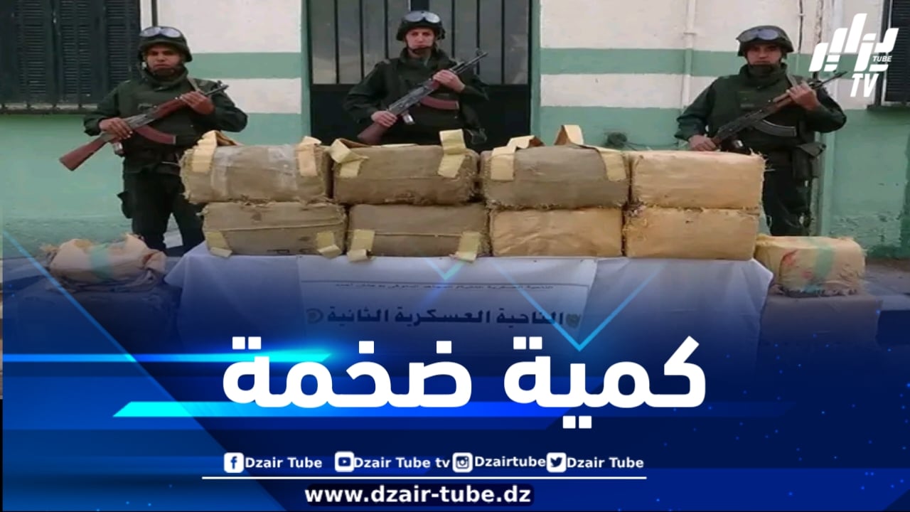 إحباط محاولات إدخال أزيد من 08 قناطير من الكيف المعالج عبر الحدود مع المغرب 