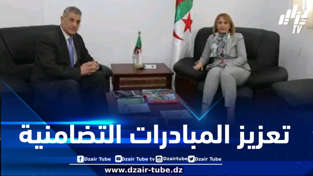 حملاوي تستقبل المنسق العام للهيئة الشعبية الجزائرية للتضامن مع فلسطين  