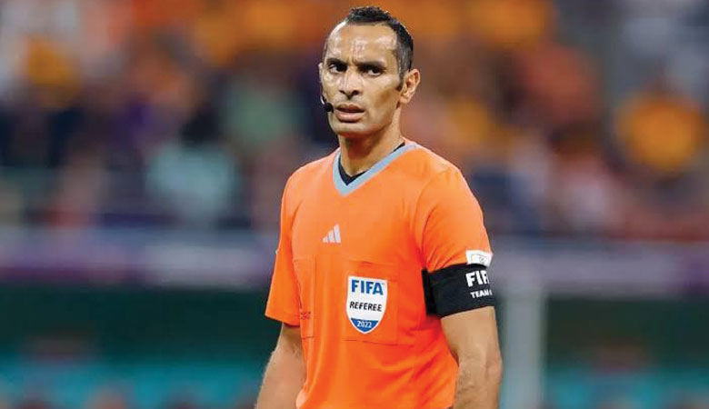 غربال ضمن قائمة الحكام المعنيين بإدارة  مباريات ملحق المونديال